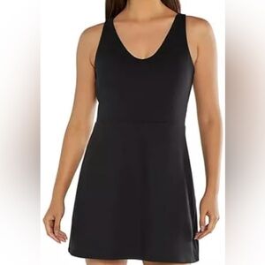 Gap Fit Black Active Dress with Shorts Underneath, size M
